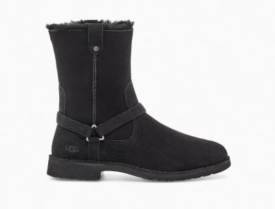 UGG Aveline Womens Boots Black - AU 290WY